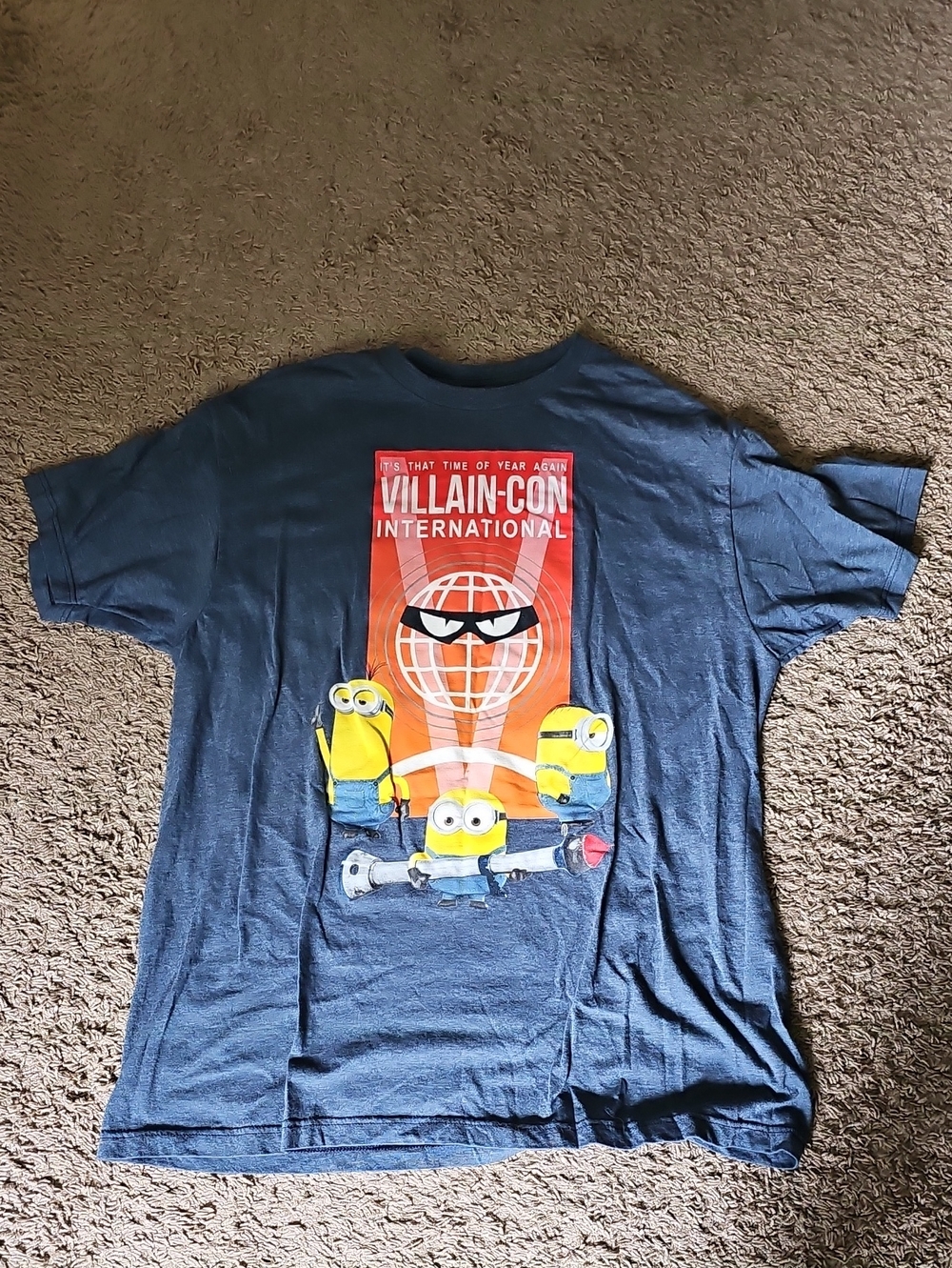 Villain-Con Minions Graphic Tee - Blue